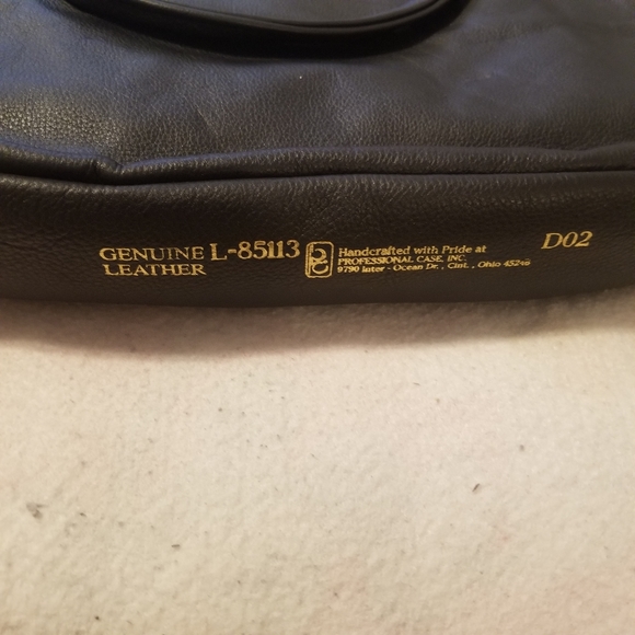 NEW Professional Case Genuine Leather Briefcase - Picture 3 of 8